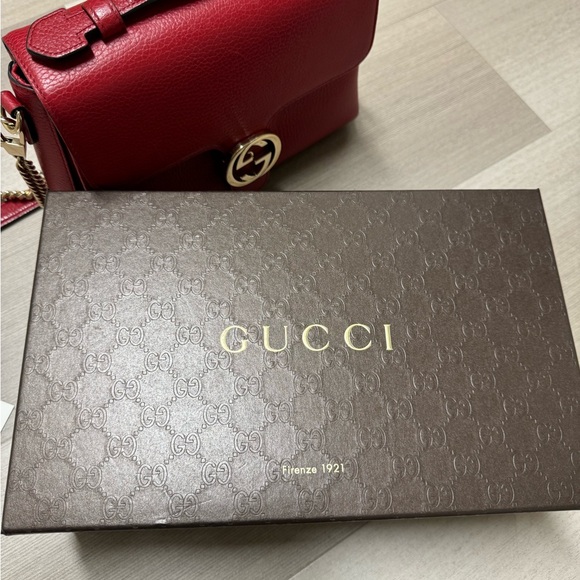 GUCCI AUTHENTIC Interlocking G Satchel - Picture 16 of 16